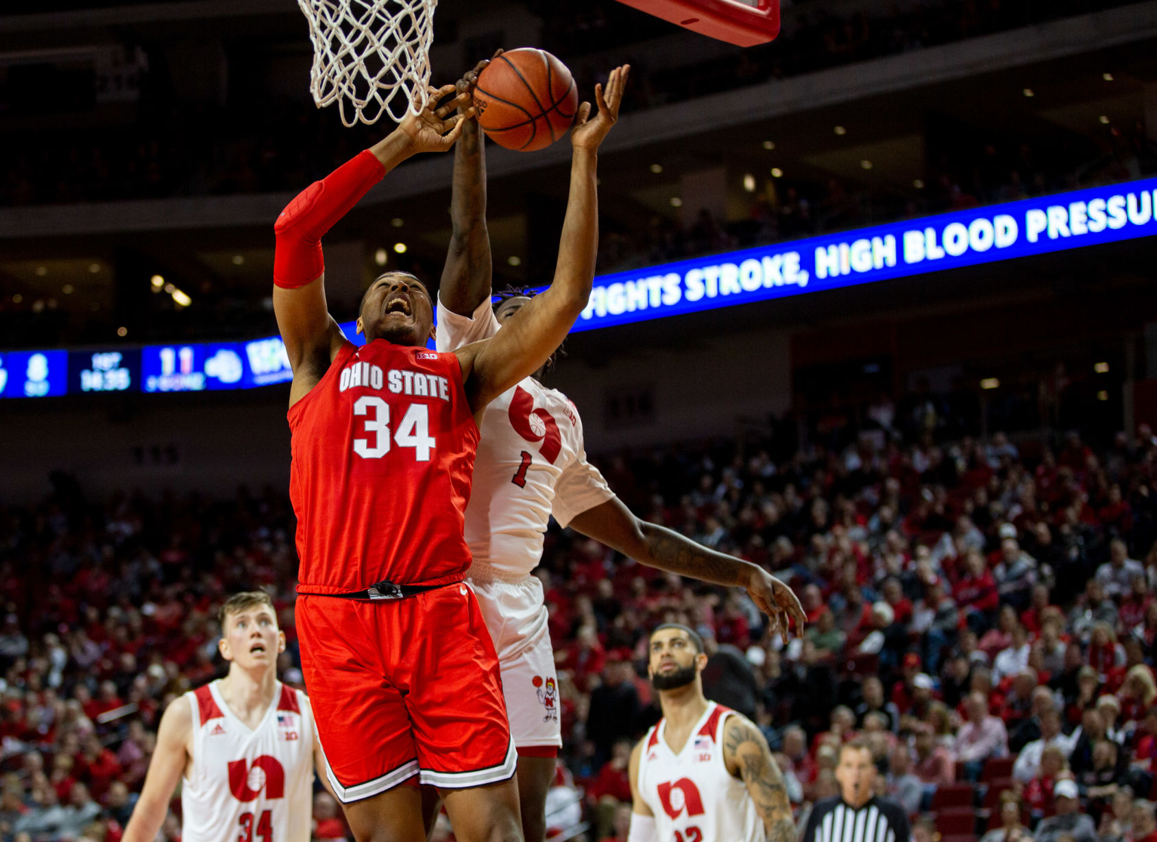Nebraska Basketball vs. Ohio State Photo No. 8